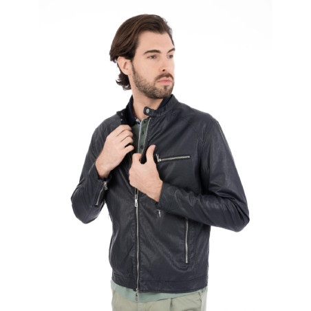Chiodo eco pelle uomo SSEINSE