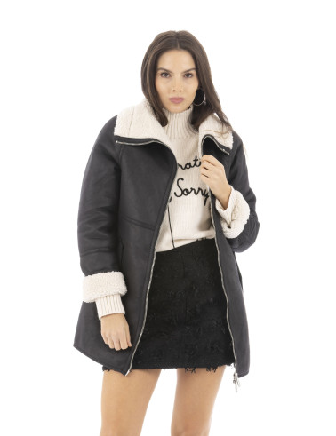 Giubbotto ecomontone nero STREET ONE