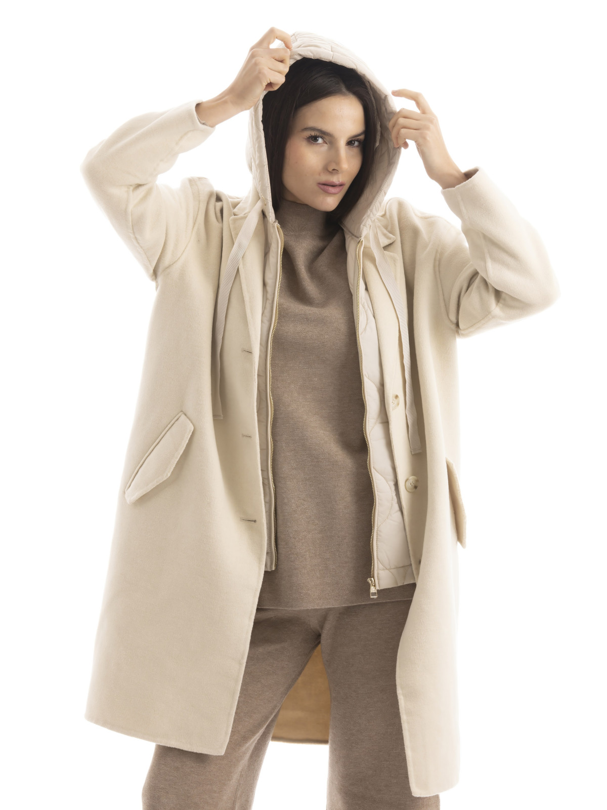 Cappotto con cappuccio GAUDì