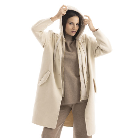 Cappotto con cappuccio GAUDì