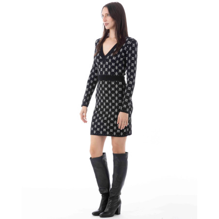 Vestito scollo a v m/l Gaudi'