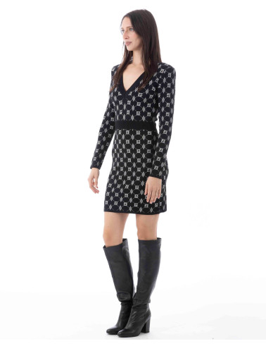 Vestito scollo a v m/l Gaudi'