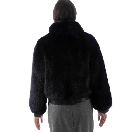 Giubbetto eco pelliccia donna BLUE SHINE