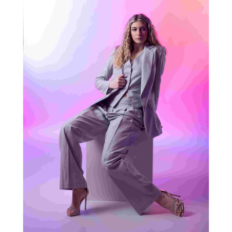 COMPLETO DONNA GIACCA GILET PANTALON