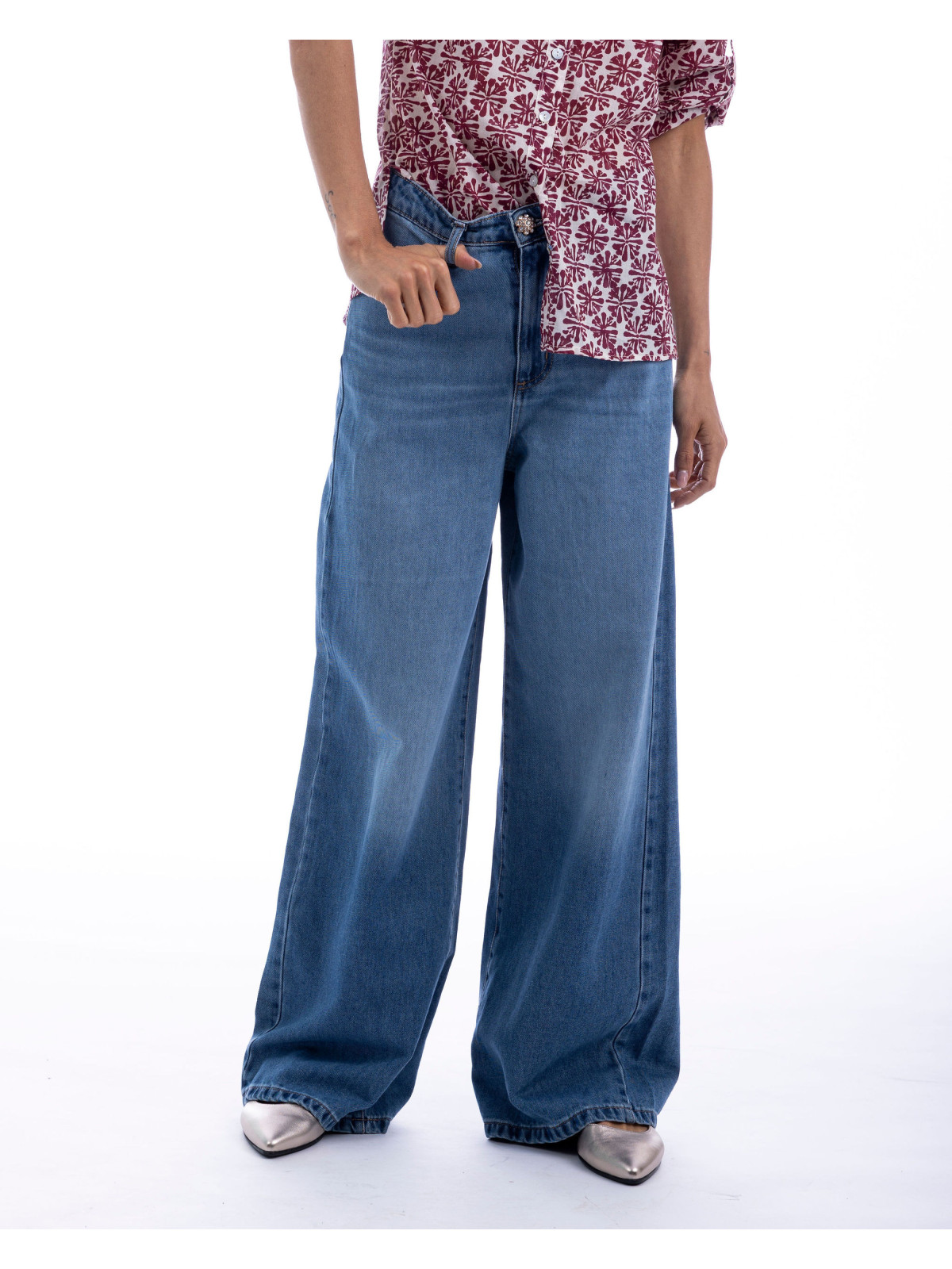 JEANS DONNA PALAZZO ECO ITALY