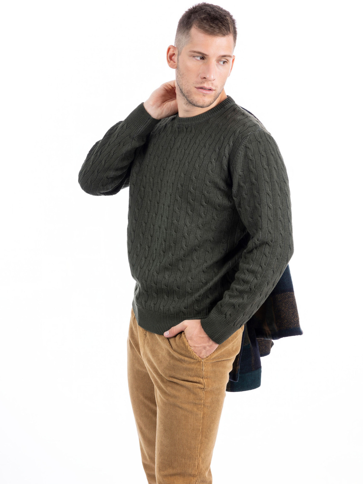 MAGLIA  UOMO TRECCE