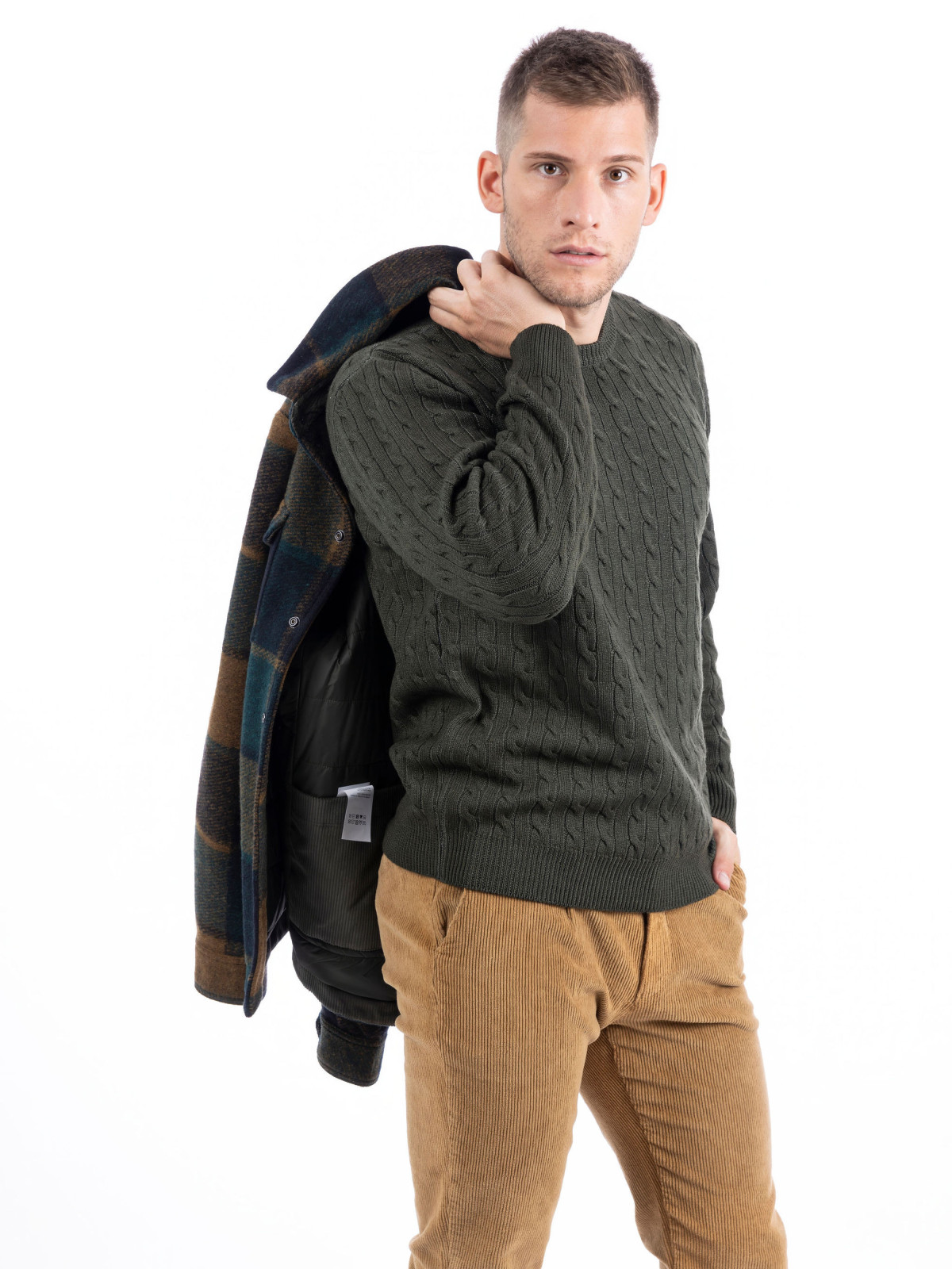 MAGLIA  UOMO TRECCE