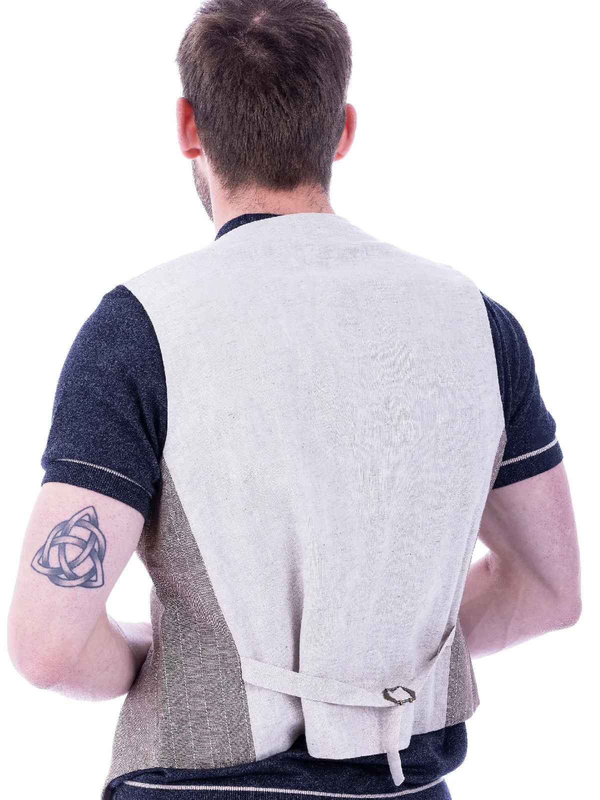 Gilet uomo gessato